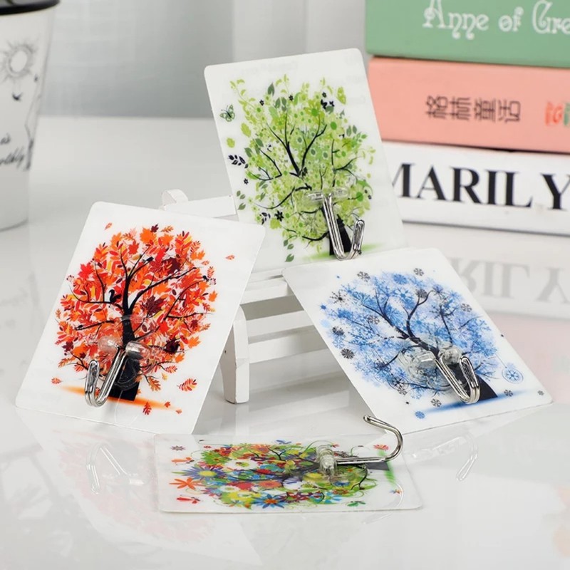 Móc 3D dán tường - Mẫu ngẫu nhiên