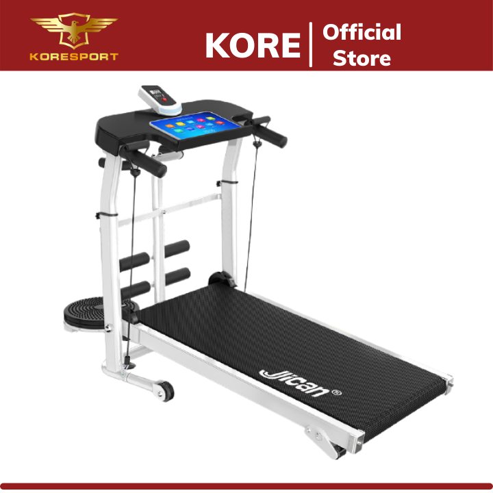 Máy chạy bộ tại nhà - Máy chạy bộ cơ không dùng động cơ điện màn hình hiển thị thông số