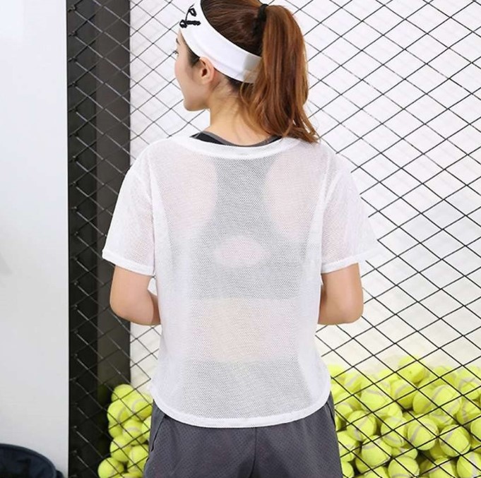 [HCM]Áo lưới tập thể thao yoga gym