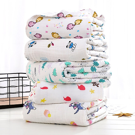 Khăn xô tắm 6 lớp cho bé