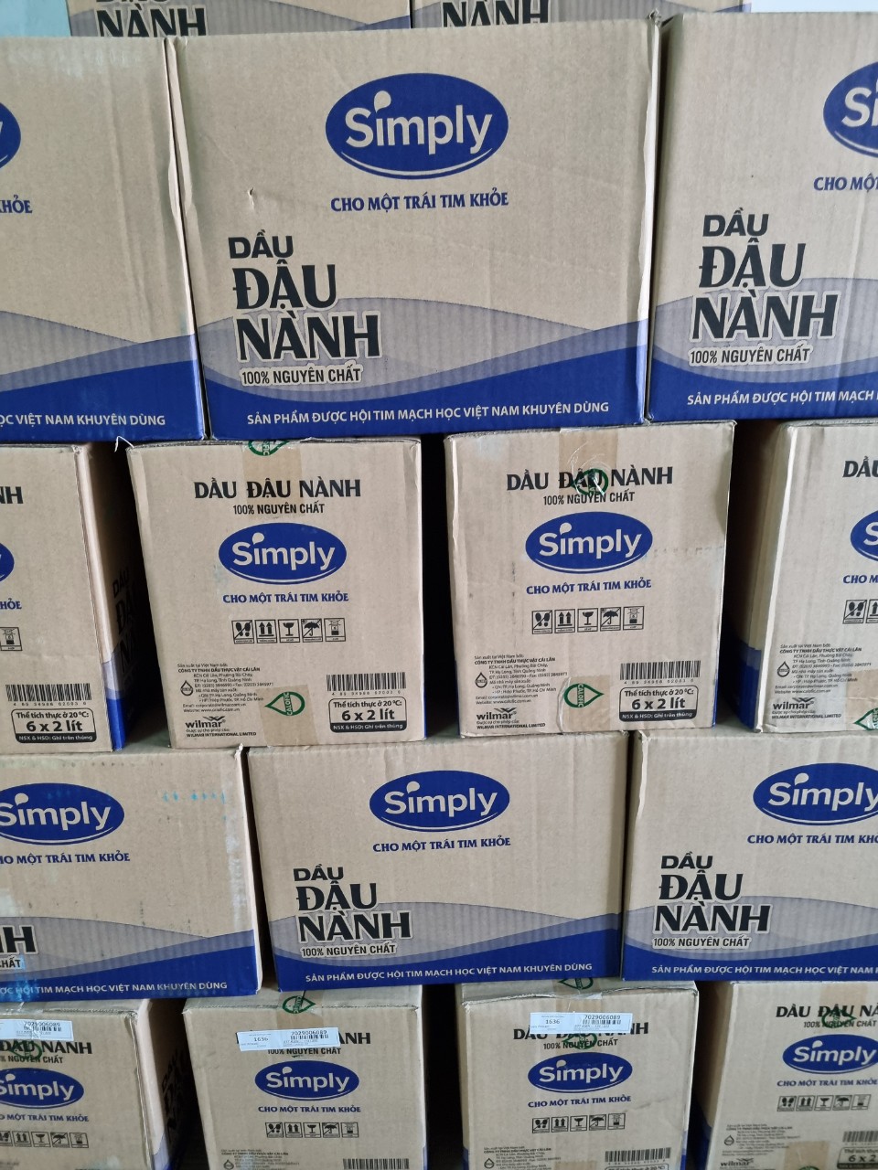 Chai Simply Đậu Nành 1L