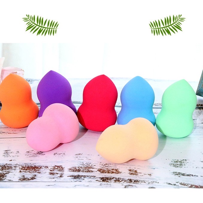 COMBO 2 Bông Mút Tán Kem Nền Hình Hồ Lô