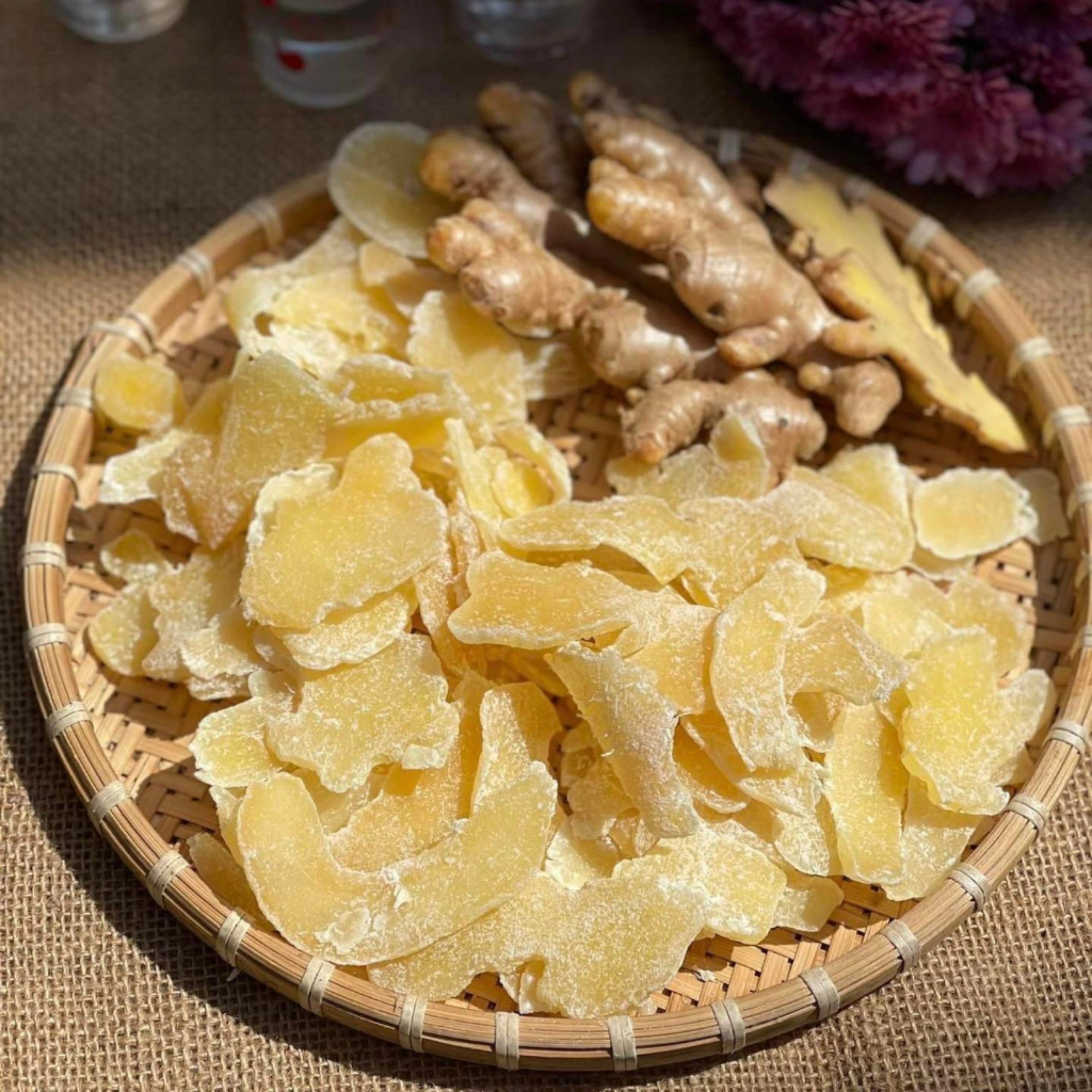 Mứt gừng huế lát mỏng loại ngon đực biệt 400g - date luôn mới