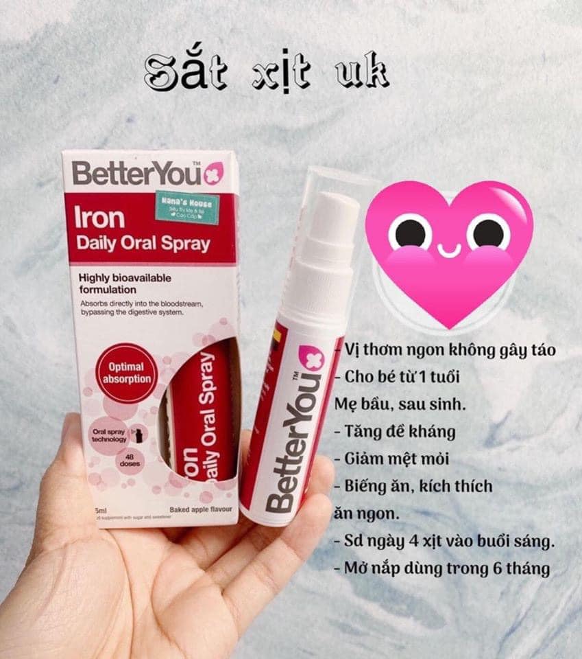 Sắt xịt Better you