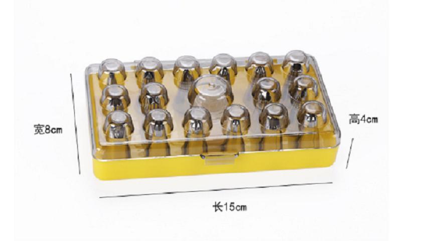 [HCM]Bộ 16 đui bắt bông kem kèm chốt