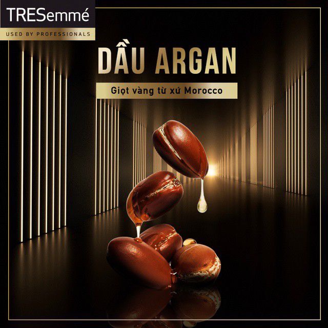 Dầu Gội tresemme keratin smooth 640G ( mầu đỏ)