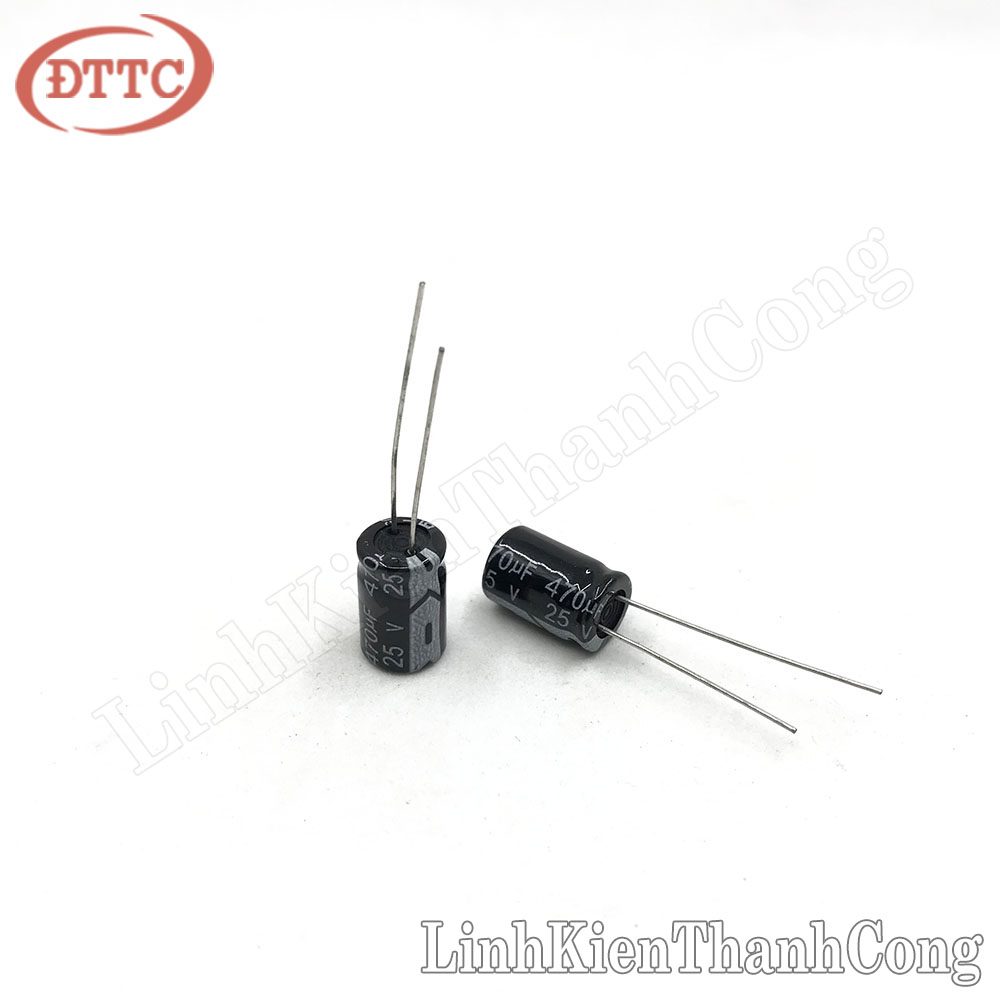 Bộ 2 Chiếc Tụ Hóa 470uF 25V (8x12mm)