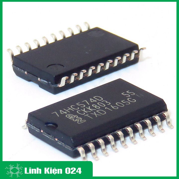 Ic 74hc574 sop20 / dip20 dải điện áp 2v-6v