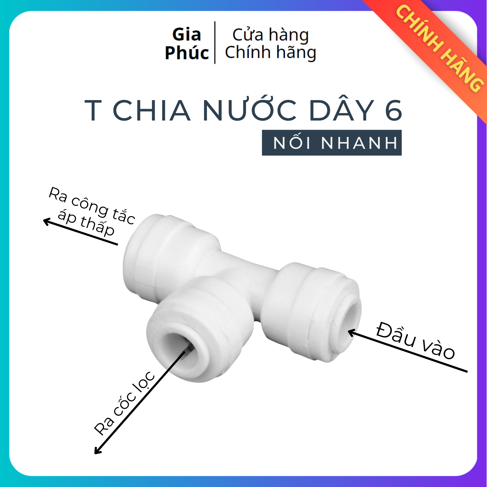 CO CÚT CỐC LỌC 10'' - NỐI NHANH
