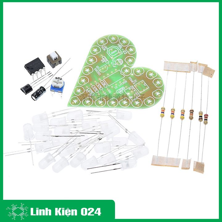 Bộ mạch trái tim mini tự lắp ráp