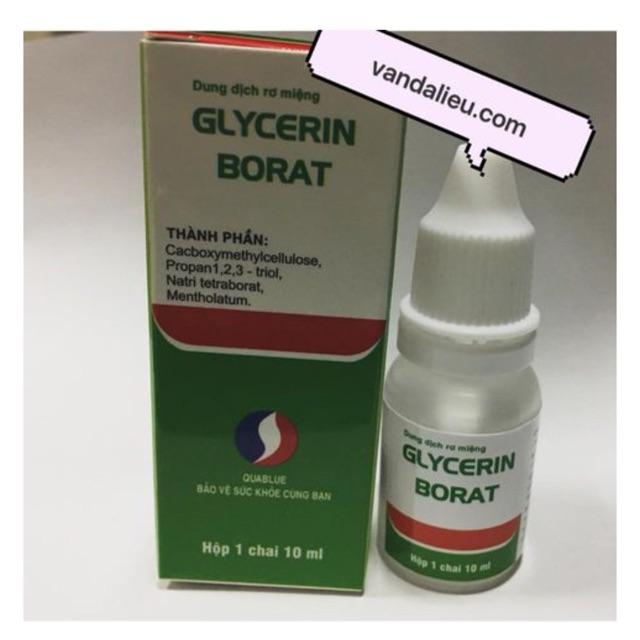 Sản phẩm glycerin borat 10ml