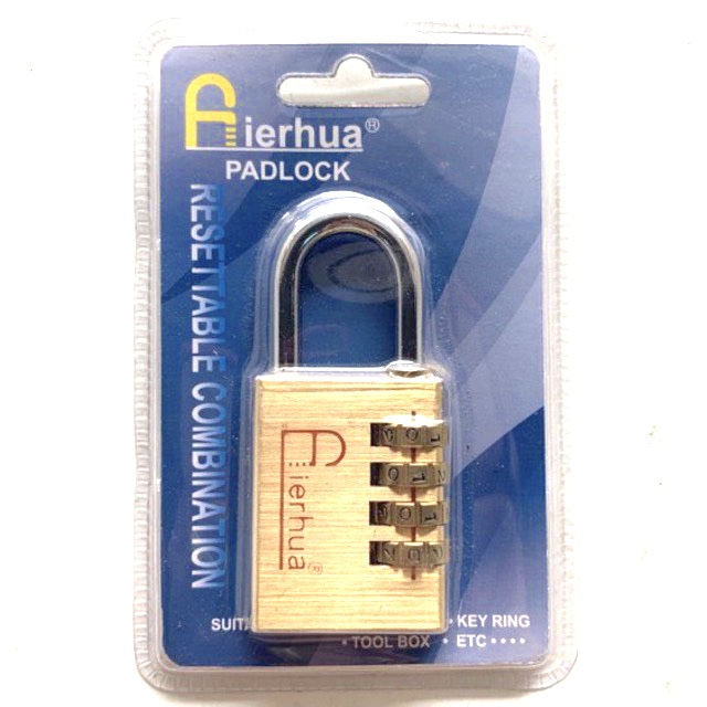 [HCM]Ổ khoá số FIERHUA 4 phân AH384