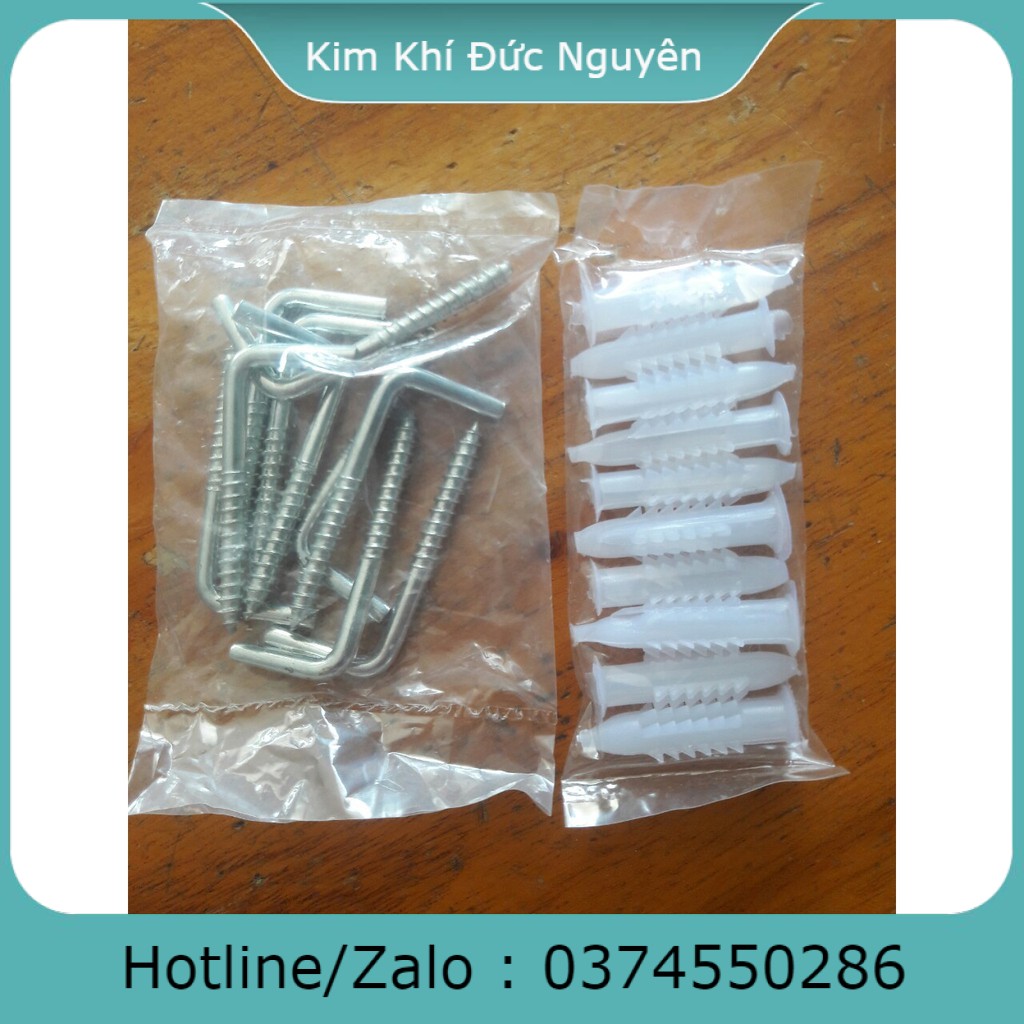 Vít chữ l, vít treo tranh kim khí đức nguyên