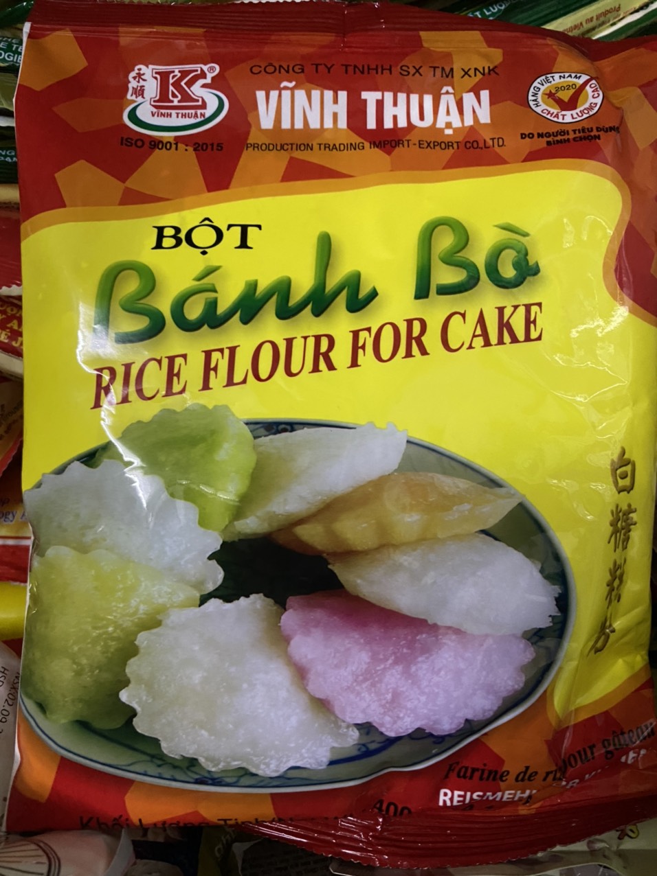 Bột bánh bò có men Vĩnh Thuận 400g