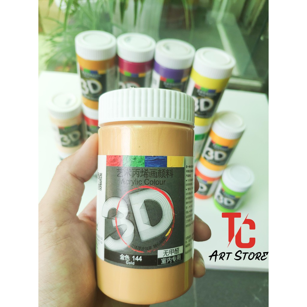 Bảng Màu 1 Màu Acrylic 3D - 5D 300Ml