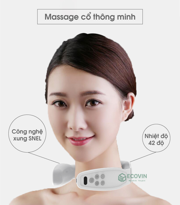 Máy massage cổ 3d xung điện cao cấp HM-X85