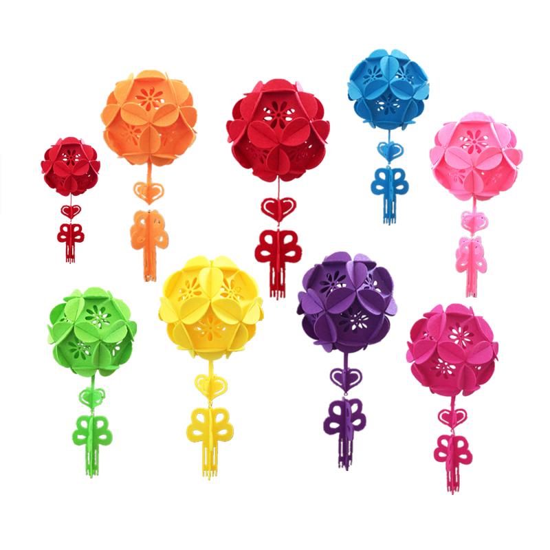 Cẩm tú cầu nỉ trang trí 17cm