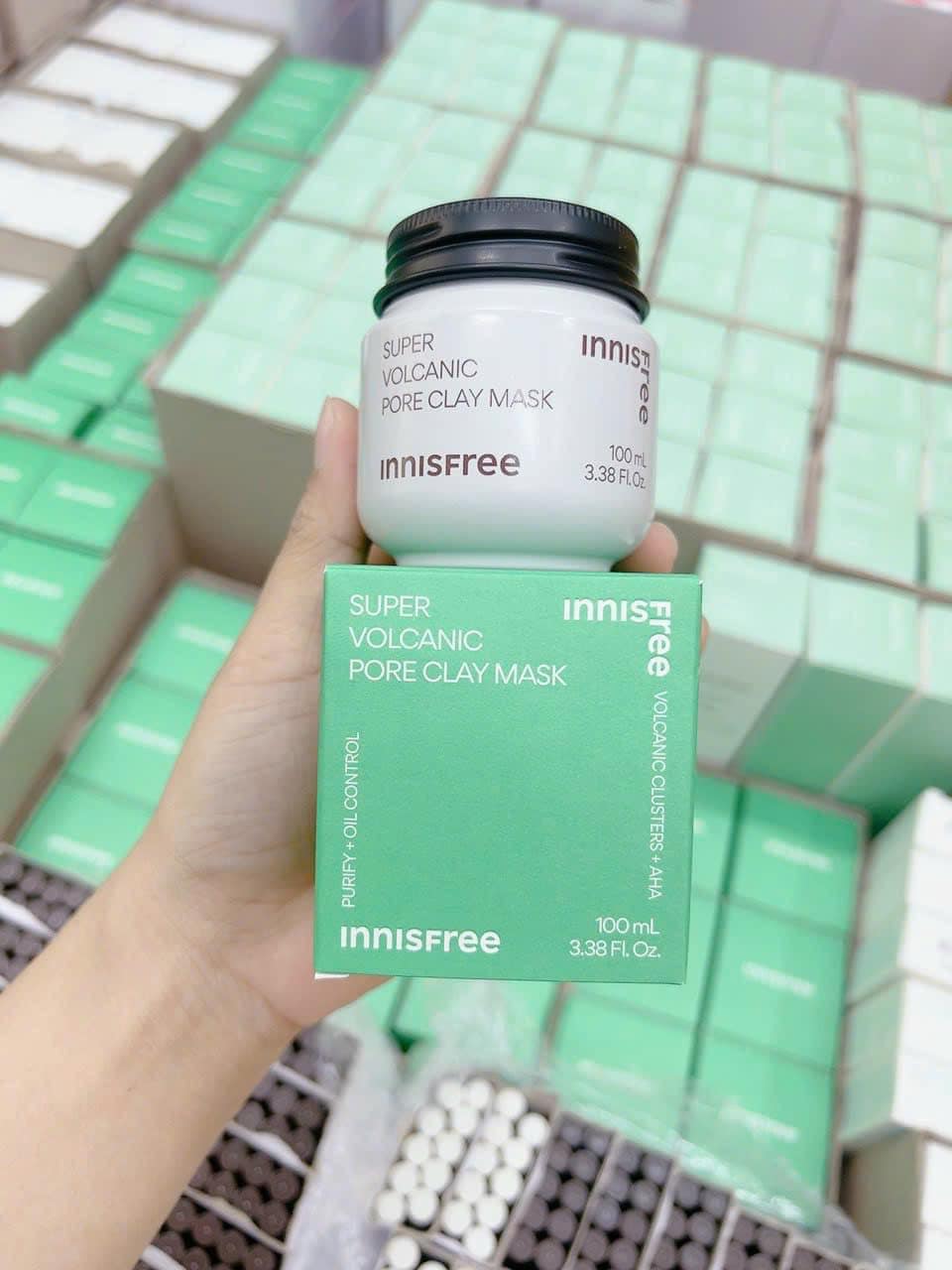 [HCM]Mặt nạ đất sét Innisfree Super Volcanic Pore Clay Mask 2X (100ml)
