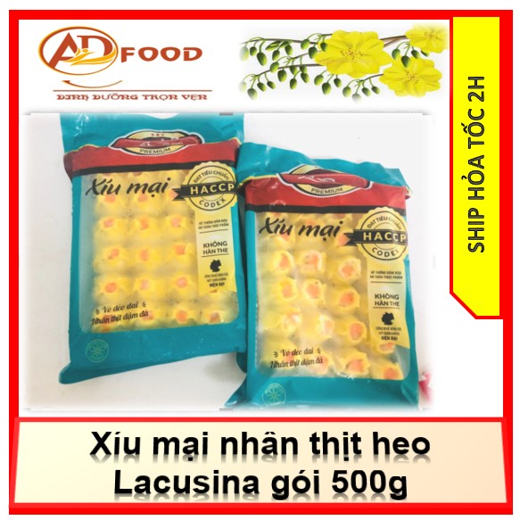 Xíu mại nhân thịt heo Lacusina gói 500g