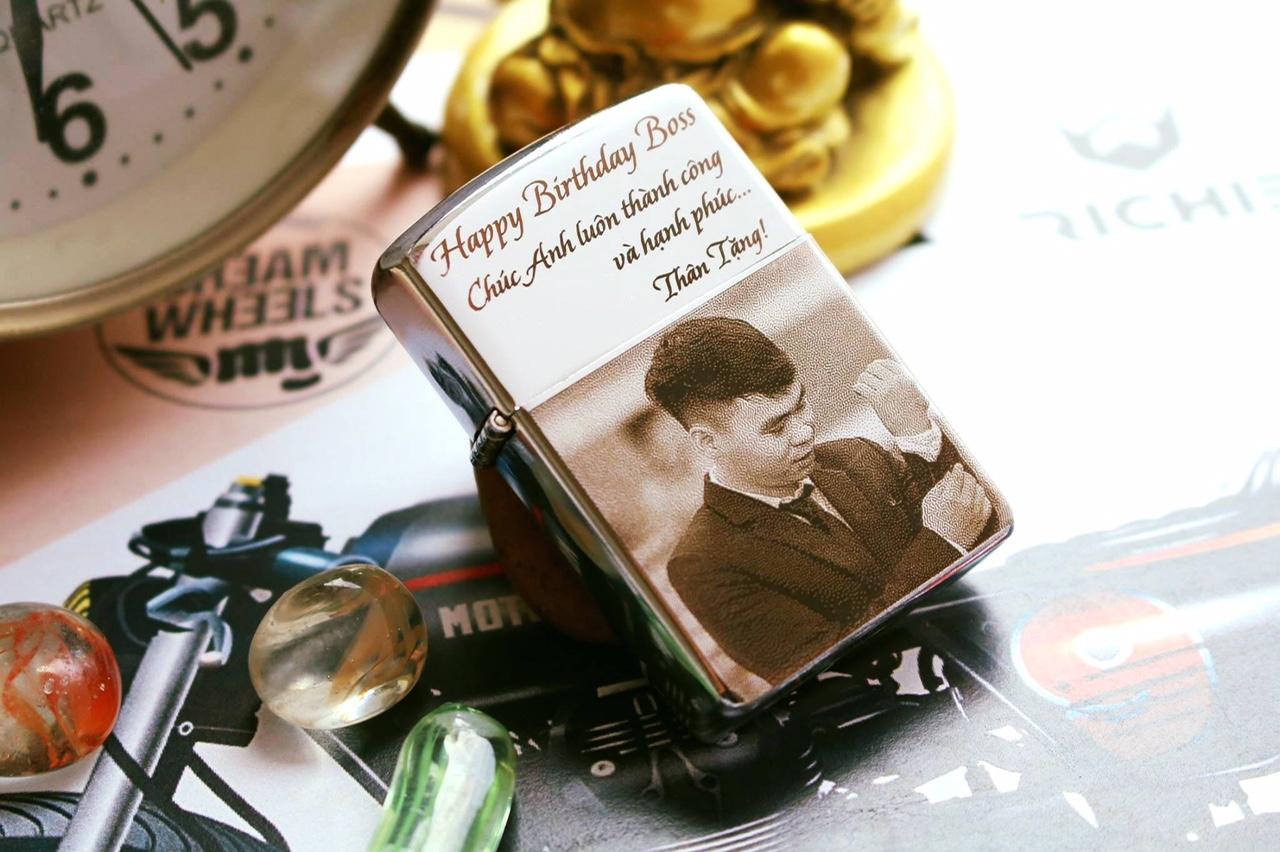 [HCM]Bật Lửa Zippo Khắc Tên Hình Theo Yêu Cầu
