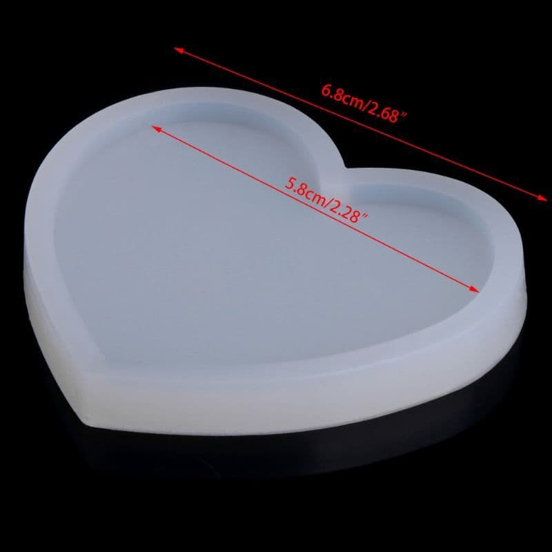 [HCM]Khuôn silicone làm trái tim 2D
