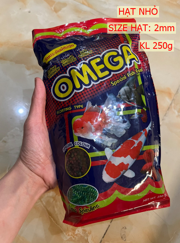 Thức ăn cho cá cảnh cám thái cao cấp omega - cho cá koi, cá vàng
