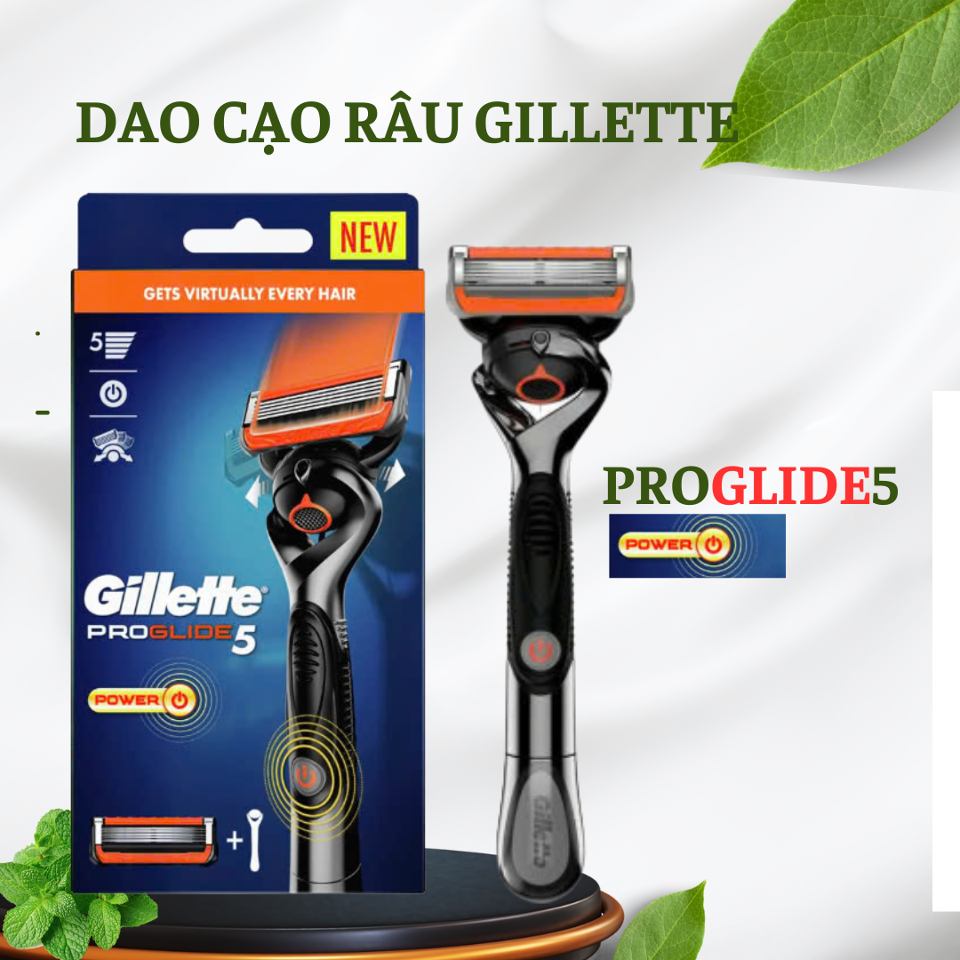 Máy cạo râu 5 lưỡi Gillete Proshield/ Proglide/Fusion Power