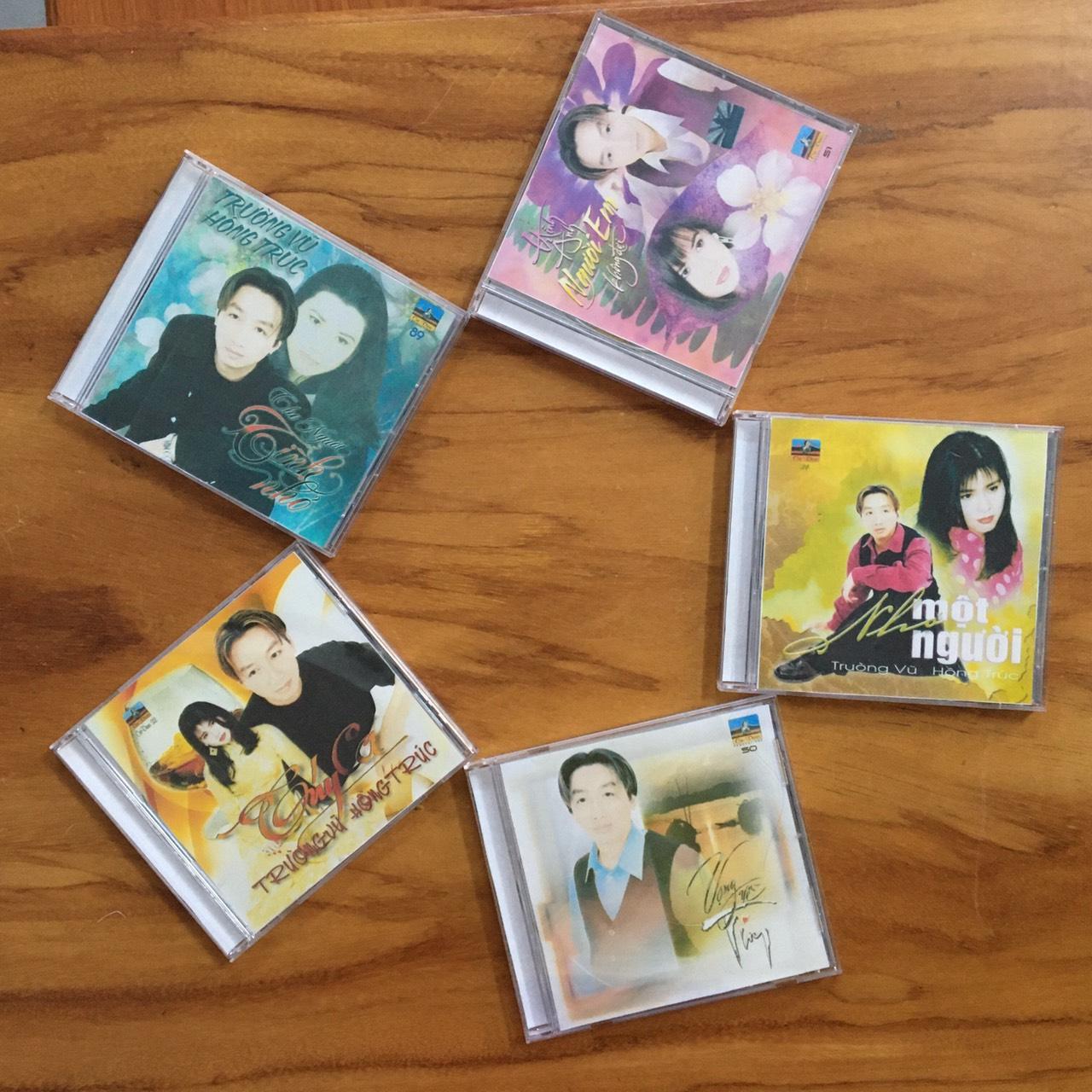 [MDCD] Bộ 5 Đĩa Nhạc CD Trường Vũ - Hồng Trúc chọn lọc