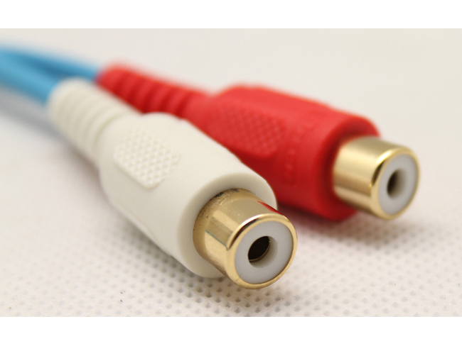 Cáp Audio 3.5mm 1 ra 2 RCA Dtech DT-6209