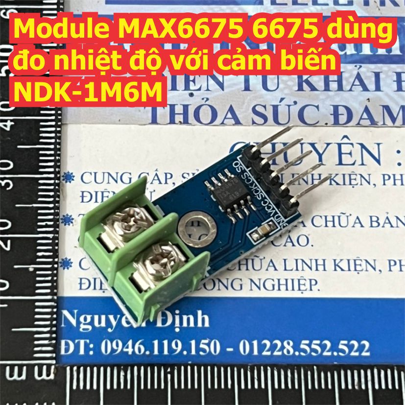 Module max6675 6675 dùng đo nhiệt độ với cảm biến ndk-1m6m kde2140