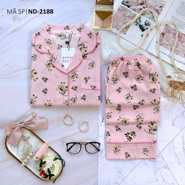 Nơi bán [COMBO 3 BỘ 499K] Pijama TNQD - Sakura Pink