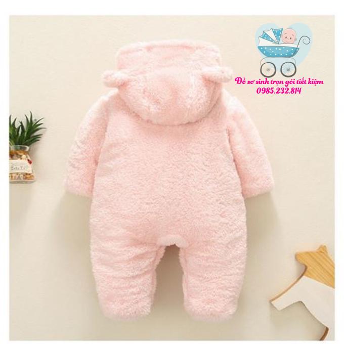 BODY LÔNG GẤU ẤM CHO BÉ 0-12M