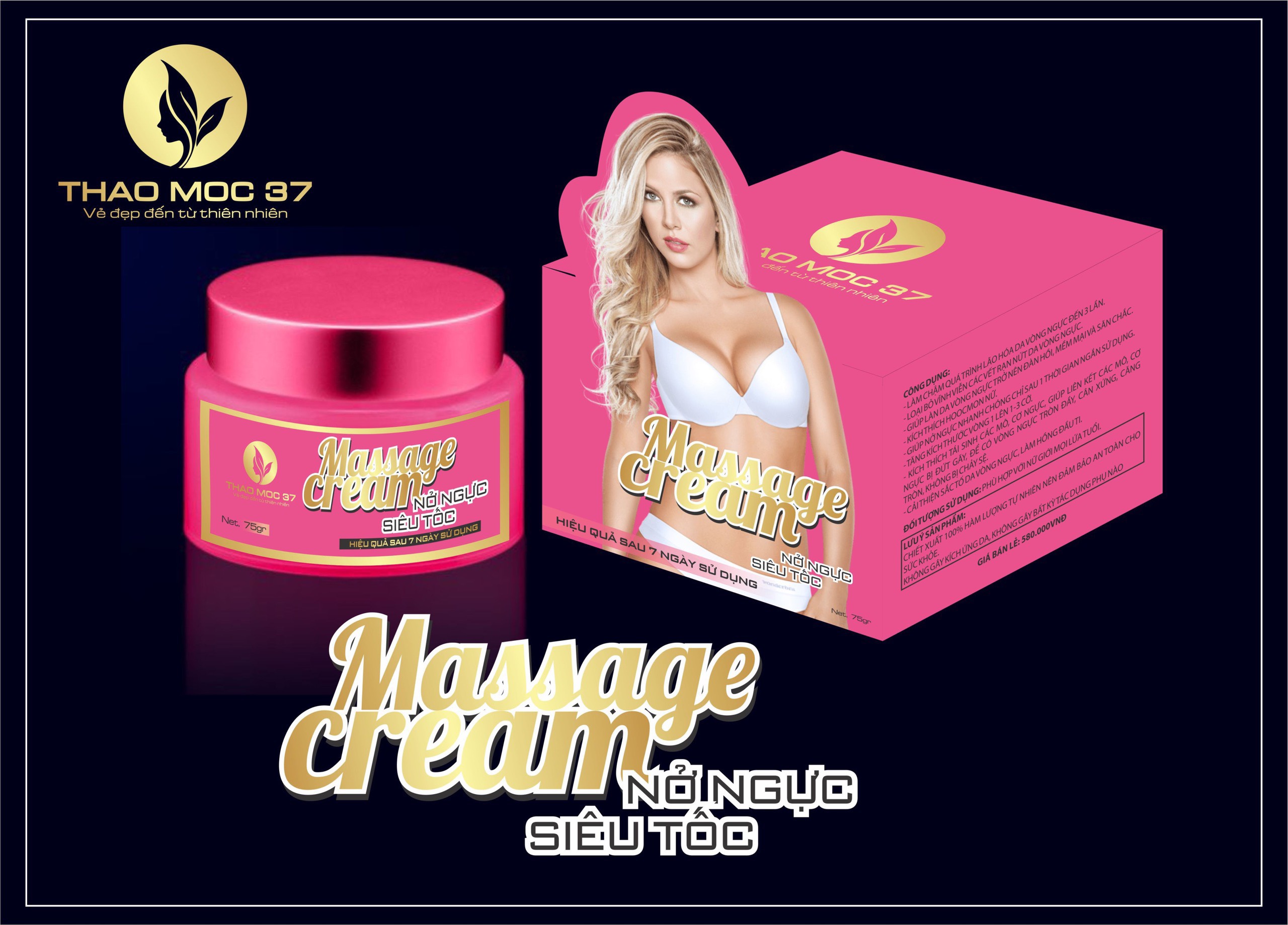 Kem Nở Ngực Siêu Tốc Thảo Mộc 37
