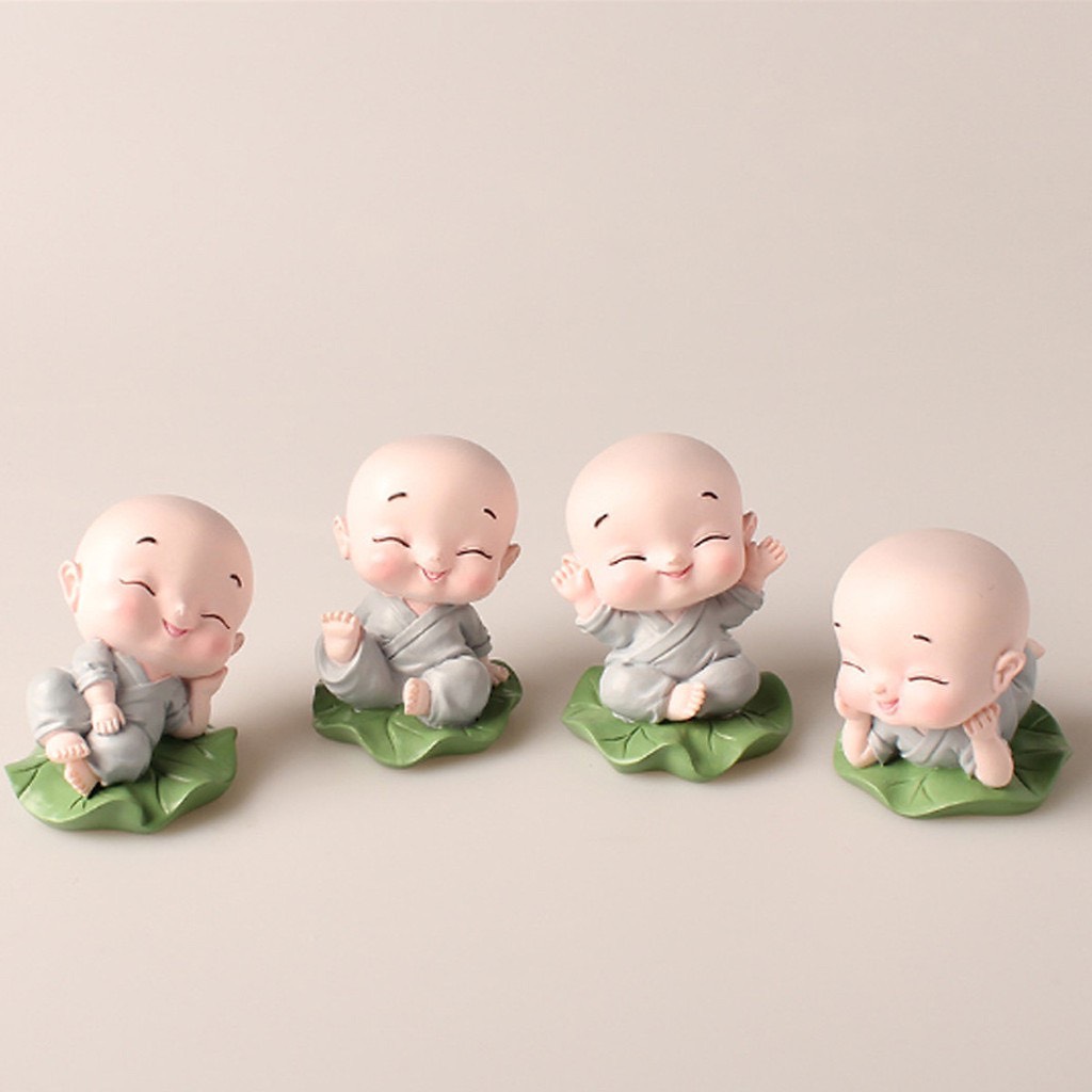 Tượng phật gốm phong thủy trang trí taplo xe ô tô - Tượng phật phật tổ gốm cao cấp
