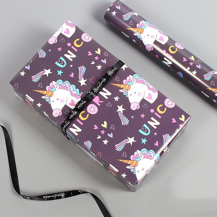 [FREESHIP MAX 15K]Bộ 5 Giấy Gói Quà Dễ Thương, Giấy Gói Trang Trí Hộp Quà Dễ Thương Đáng Yêu