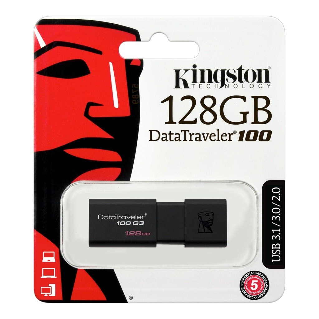 Kingston 128GB Data Traveler SE9 G2 128G USB 3.0 DTSE9G2/128GB Retail 