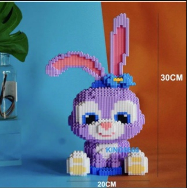 Mô hình lắp ráp gấu bearbrick cỡ lớn 30cm - 36cm, Đồ chơi lắp ráp