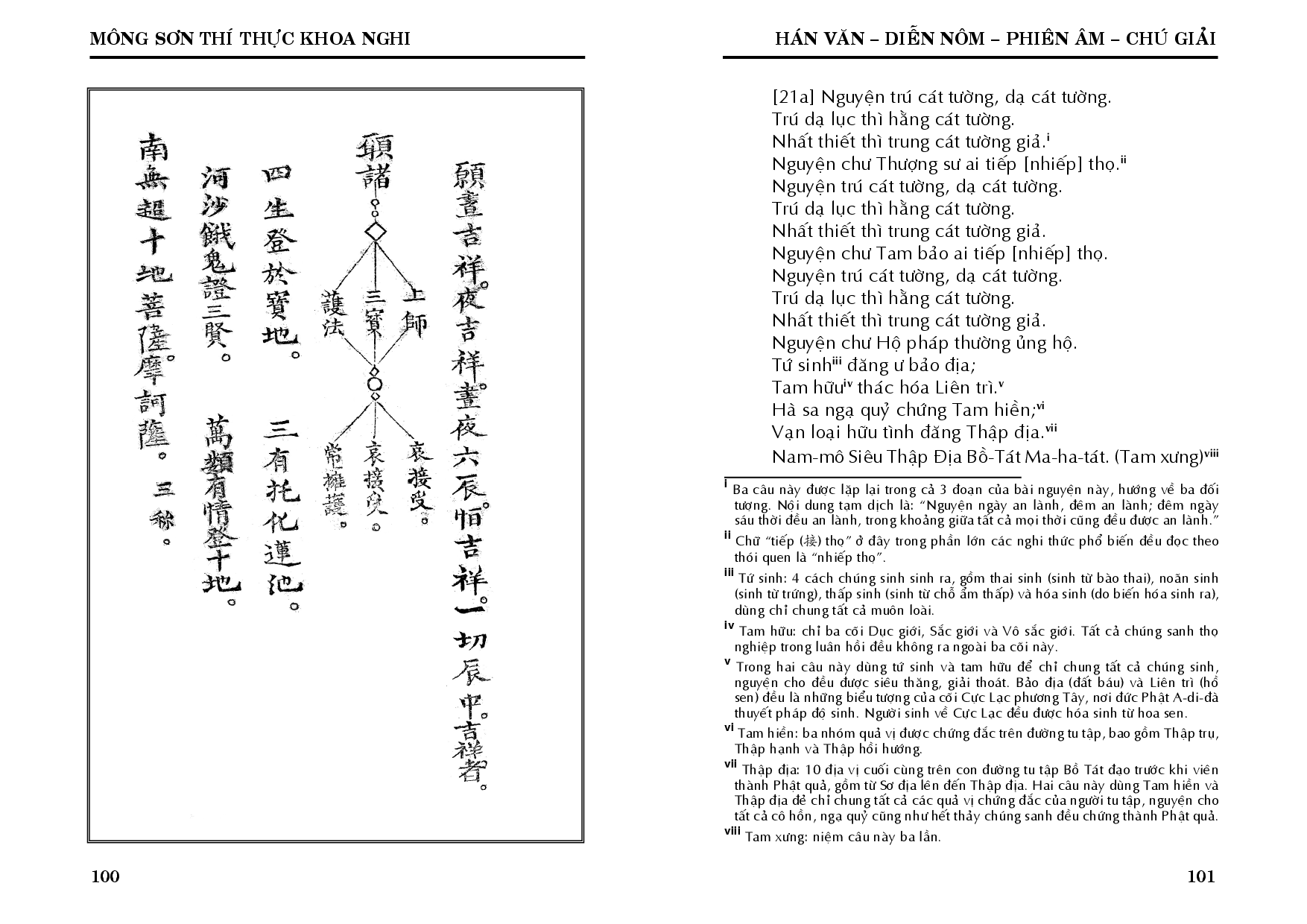 Sách - Mông Sơn Thí Thực Khoa Nghi (Hán Văn - Diễn Nôm - Phiên Âm - Chú Giải) (QB) - Newshop