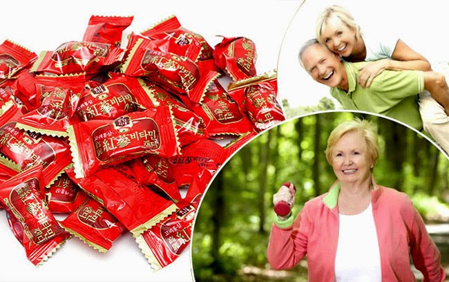 [COMBO 10 BỊCH] KẸO HỒNG SÂM HÀN QUỐC - Bịch 200G
