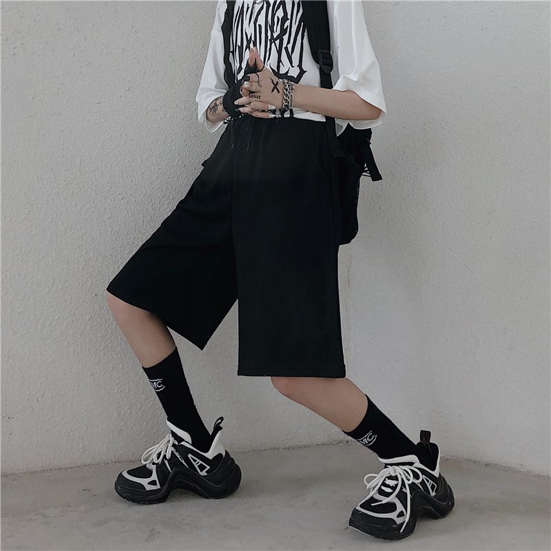 Quần đùi trơn nam nữ chất đep HARI0321