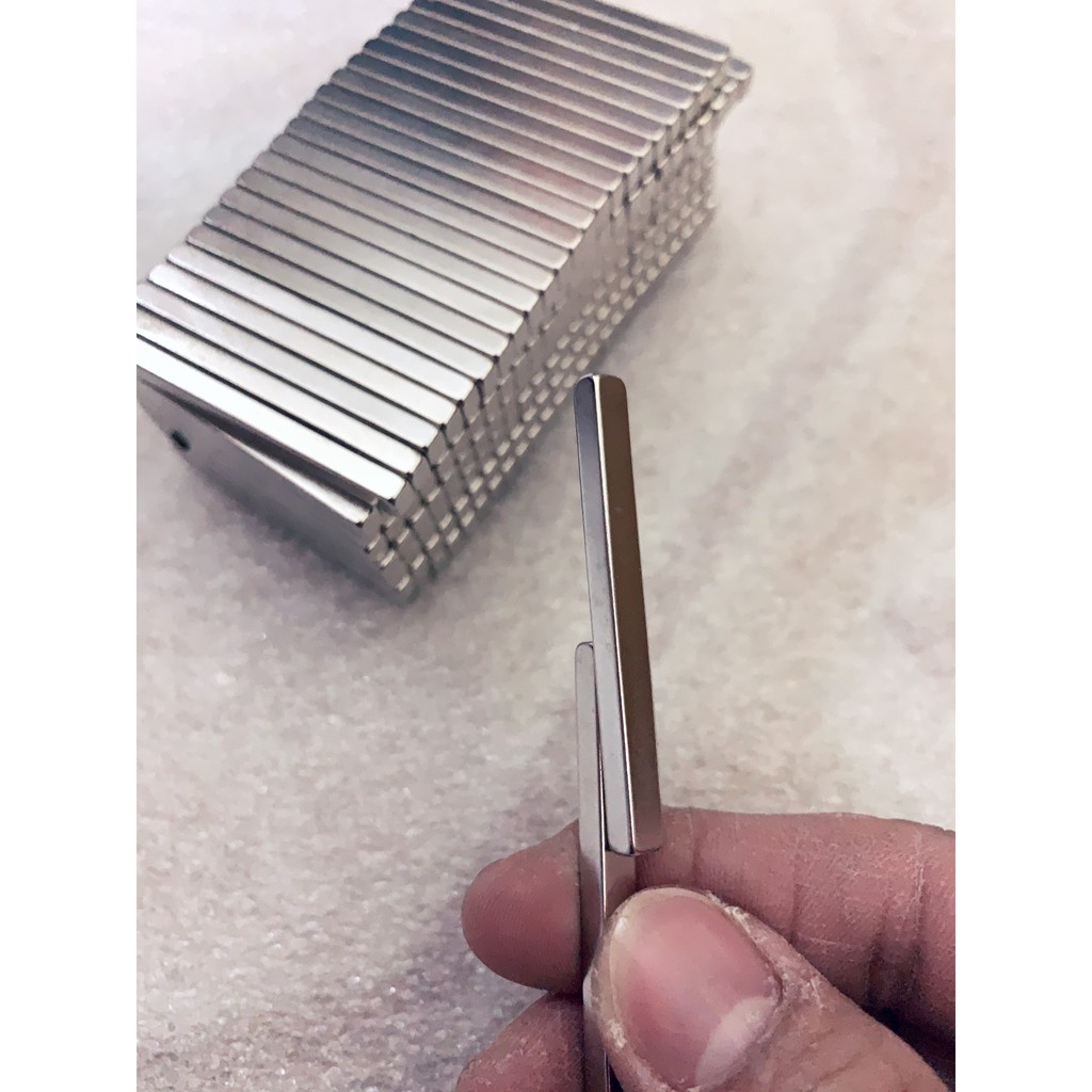 Combo 10 viên nam châm siêu mạnh 20x10x2mm lực từ N35