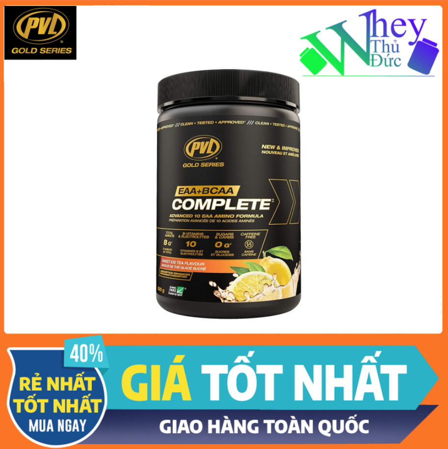 PVL EAA BCAA Complete 30 lần dùng giúp phục hồi và phát triển cơ bắp