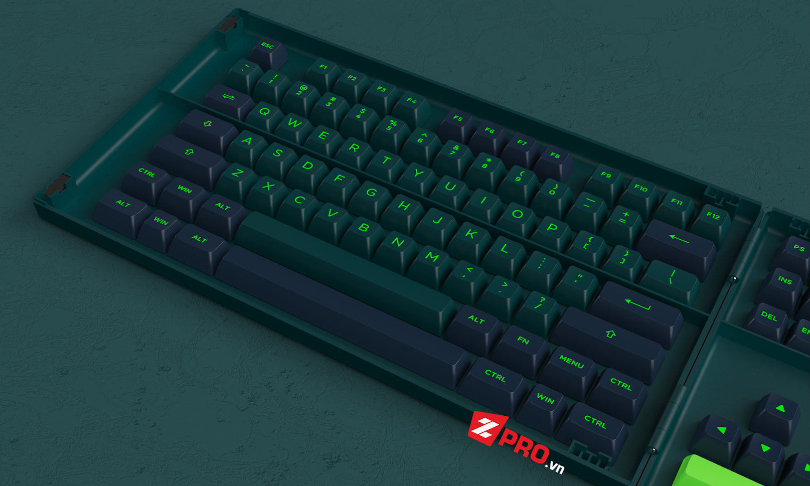 Bộ Keycap AKKO WAVE (ASA Profile - 229 Keys)