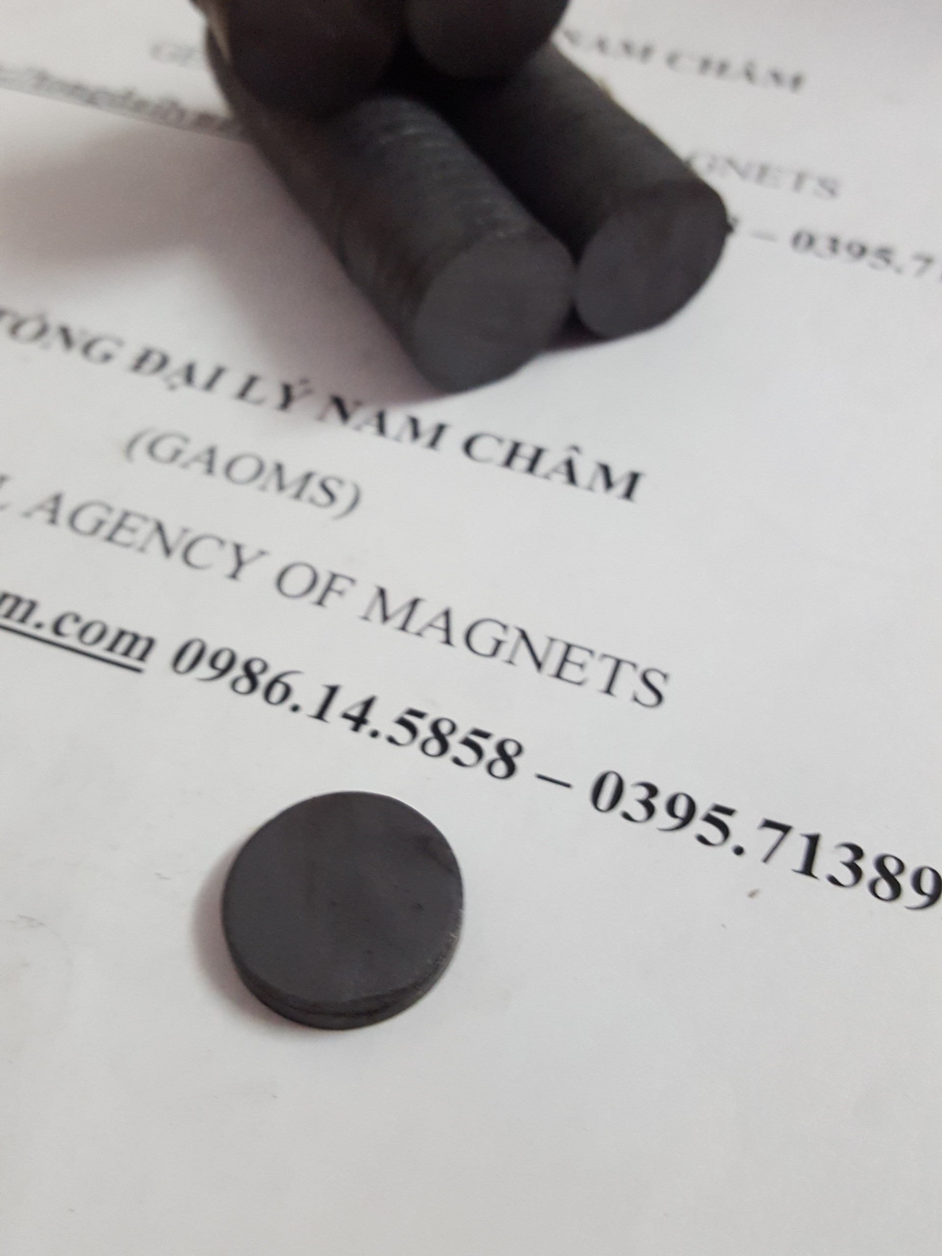 50 viên nam châm đne 20x3mm