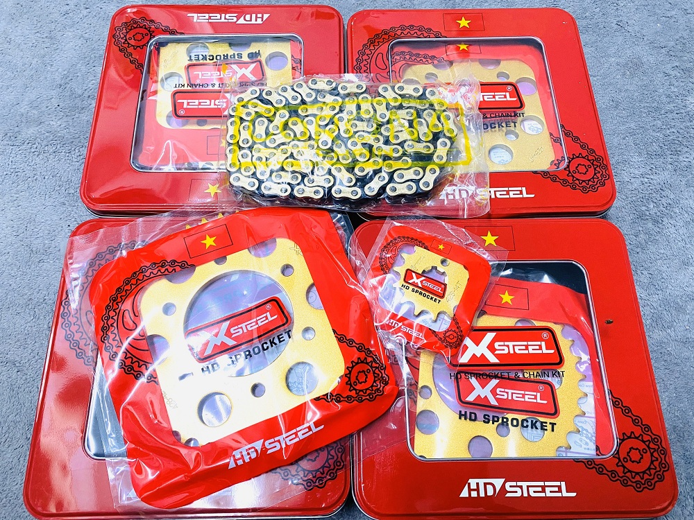 Bộ NSD X1R Sên Vàng gắn Exciter,Winner,Wave,Dream,Sirius.....