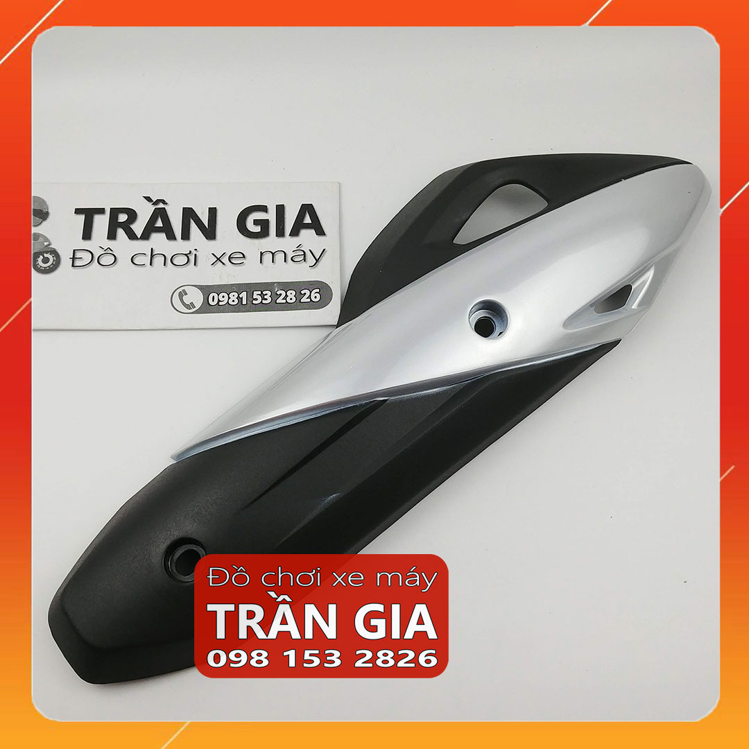 Ốp pô xe honda pcx 125 150 năm 2018-2019-2020-2021-2022 chụp pát che bô thay ốp pô zin