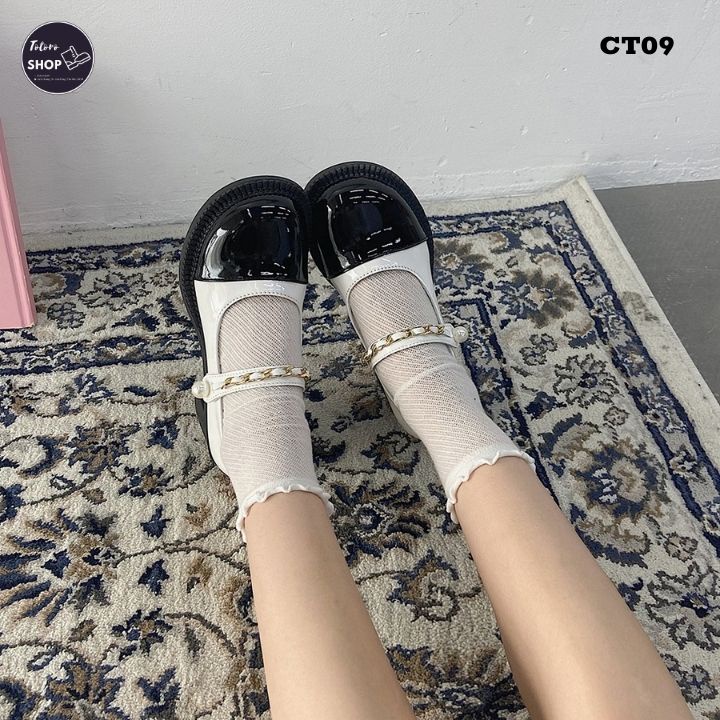 [Hàng Sẵn] [Ảnh Thật] [Freeship] Giày Lolita Búp Bê Nữ Tiểu Thư - CT09