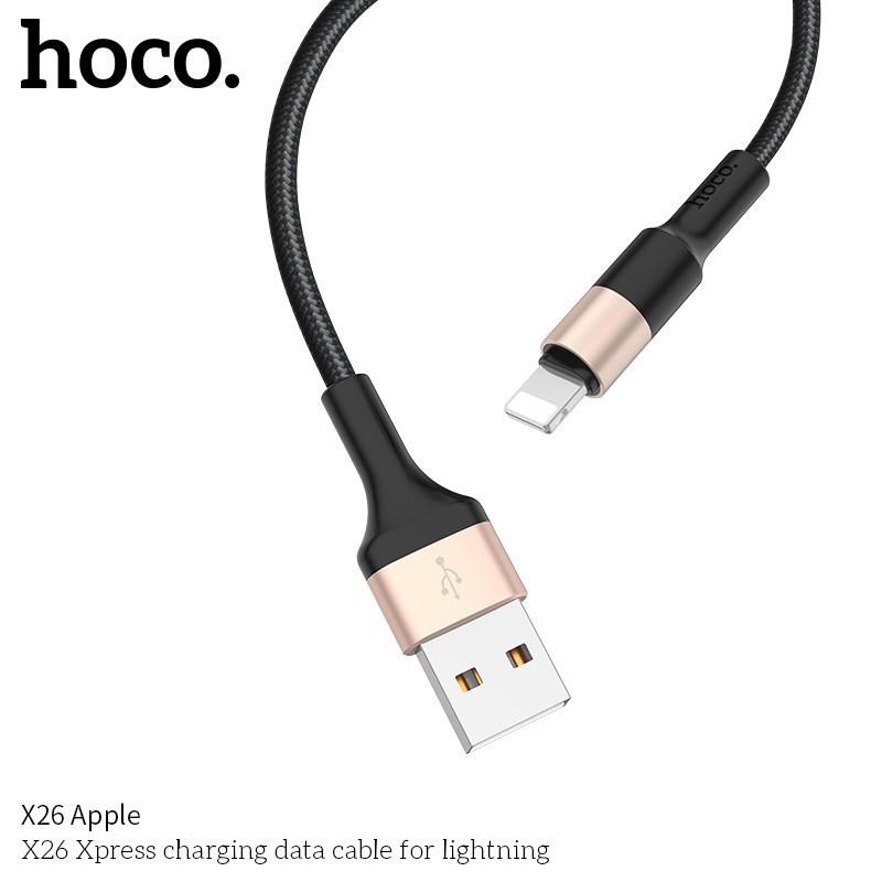 [HCM]Cáp sạc Hoco X26 cổng Lightning dài 1m