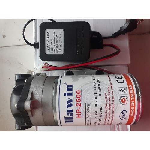 Máy phun sương HAWIN HP 2500 TẶNG 2 đầu răng 21-8