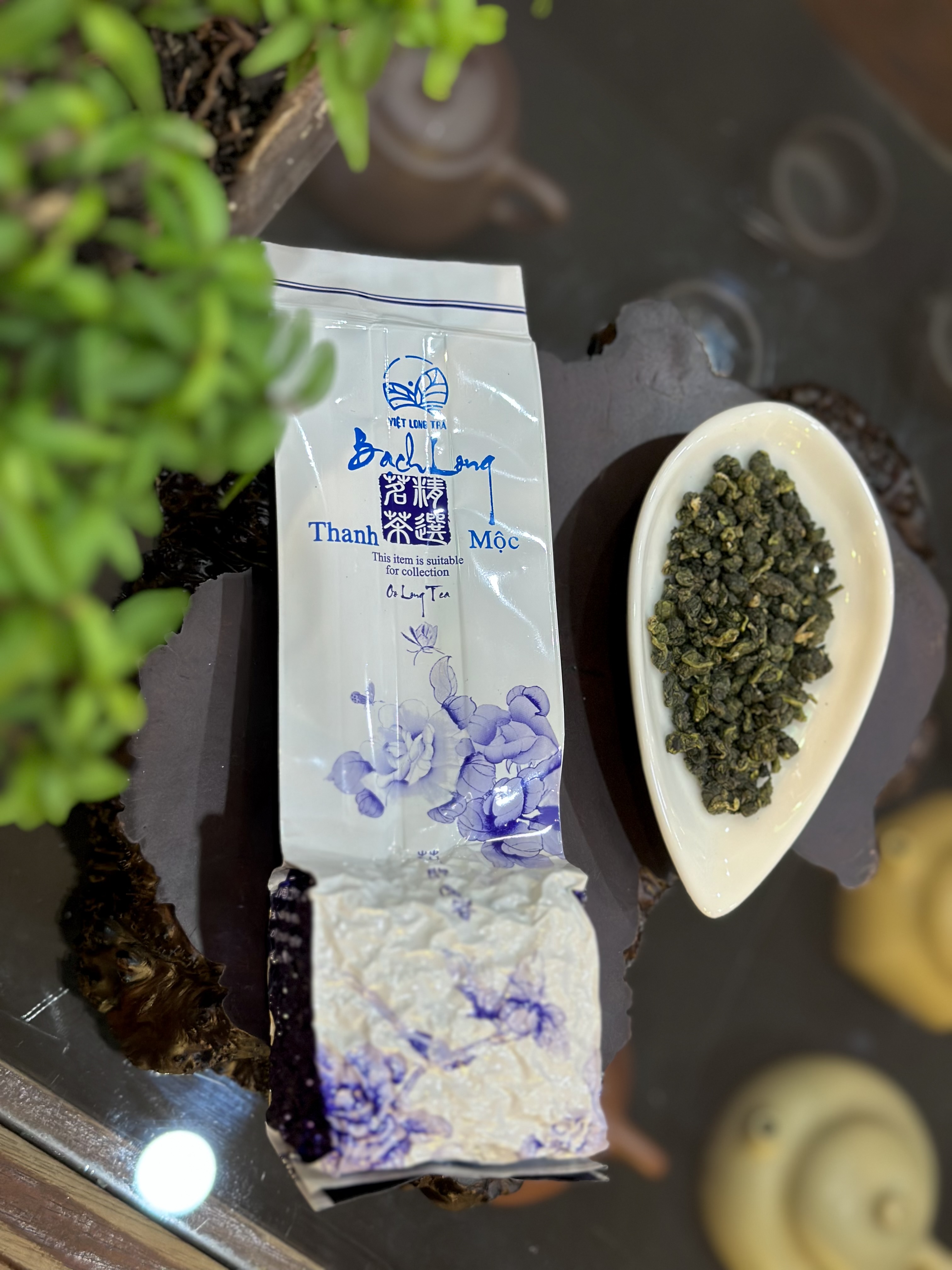 TRÀ Ô LONG BẠCH LONG - TRÀ ĐẸP DA, HỖ TRỢ GIẢM CÂN - TIÊU HOÁ TỐT - ORGANIC OOLONG TEA - 100G - VIỆT LONG TRÀ